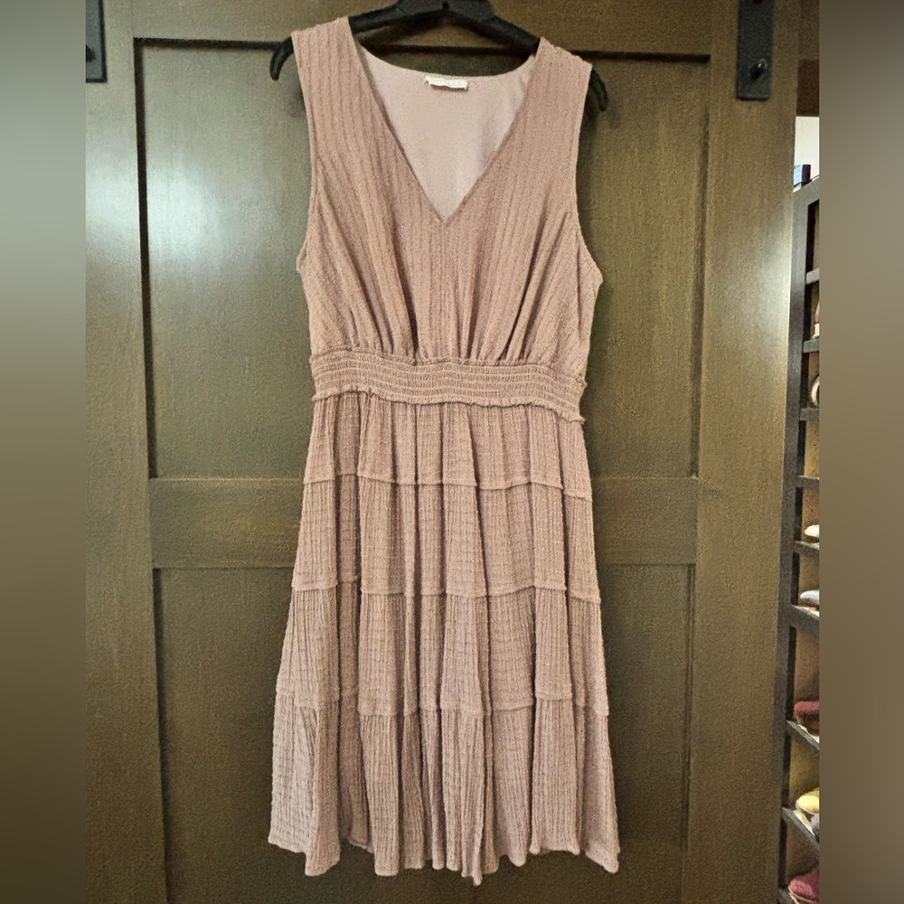 Lovestitch Mauve Tiered Maxi Dress